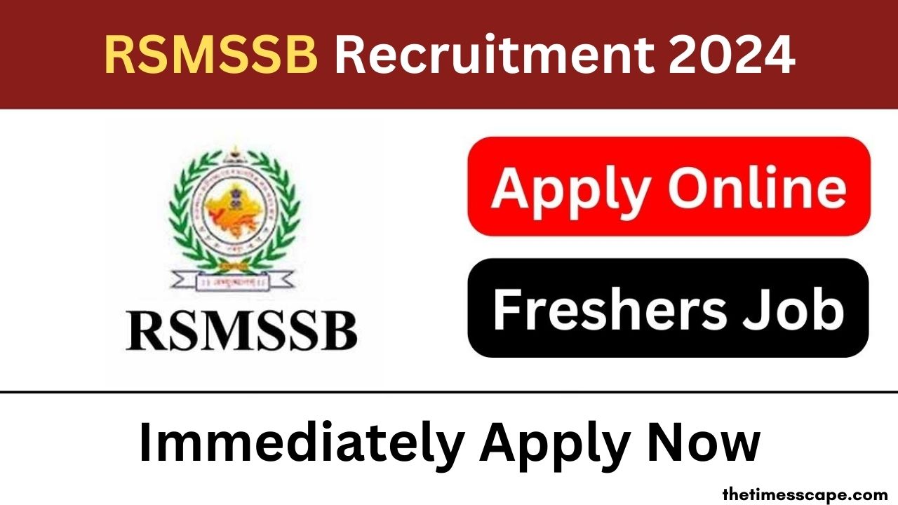 RSMSSB Recruitment